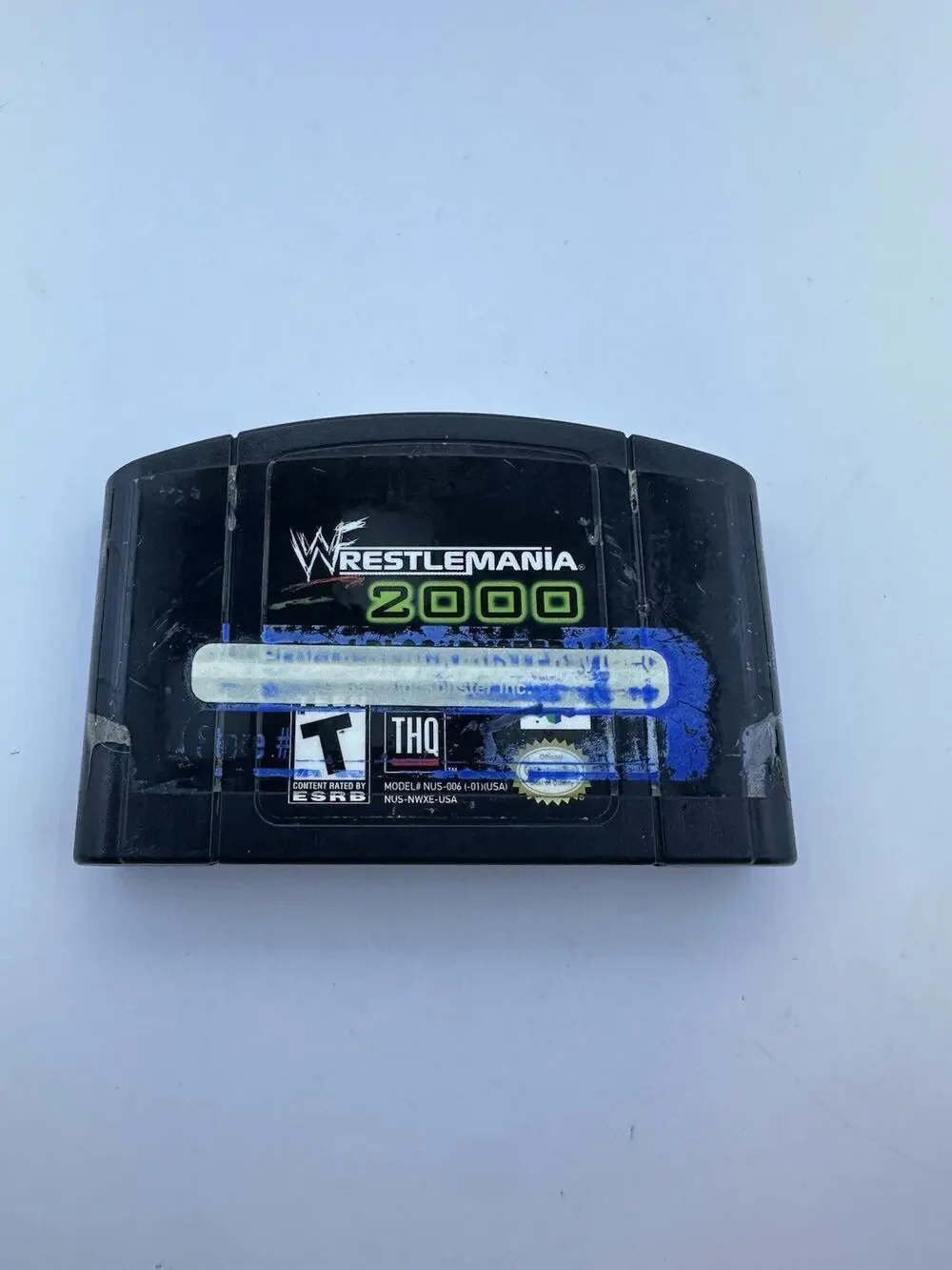 WWF Wrestlemania 2000 Nintendo 64 N64 1999 Authentic Game Retro Vintage Tested